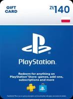 Пополнение счета PlayStation Store на 140 PLN (zl) / Gift Card (Польша)