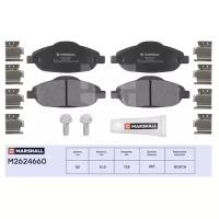 Комплект тормозных дисковых колодок передн. с уст. комплектом и смазко MARSHALL M2624660