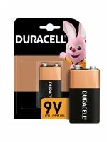 Батарейка алкалиновая Duracell Basic 6LR61 6LF22 MN1604 1BL 9В крона блистер 1 шт