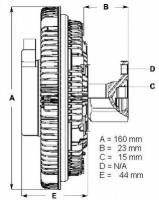 Вискомуфта BERU LK037