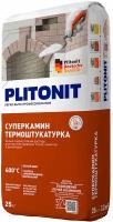 PLITONIT СуперКамин Термо штукатурка для печей и каминов (25кг) белая