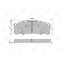 комплект колодок для дисковых тормозов LYNXauto BD4602