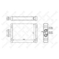 радиатор печки VW Polo all 02 STELLOX 1035114SX