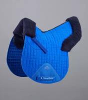 Вальтрап для лошади из мериносовой шерсти Merino Wool Saddle Pad - GP/Jump Numnah (голубой)