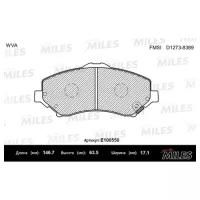 Колодки тормозные CHRYSLER VOYAGER/JEEP CHEROKEE/WRANGLER 07- перед.SemiMetallic MILES E100550