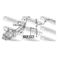 Втулка уплотнительная топливной форсунки FEBEST NCP017