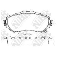 К-т торм. колодок Fr TO Auris, Corolla NiBK PN21001