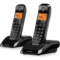 Радиотелефон Motorola Solutions Motorola DECT S12 DUO, чёрный