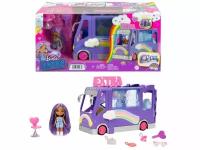 Игровой набор Mattel с куклой Barbie Extra Mini Minis Tour Bus - автобус для путешествий /HKF84