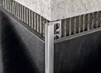 PROJOLLY SQUARE - Алюминиевый профиль шлифованный цвет серебро размер 10 мм длина 2.7 метра. PROGRESS PROFILES
