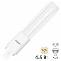 Светодиодная лампа OSRAM DULUX S9LED 4,5W/830 G23 450Lm (ЭмПРА или 220В)