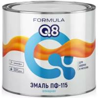 Эмаль Formula Q8 ПФ-115 алкидная, глянцевая, 1,9 кг, белая