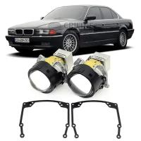 Линзы BMW 7 Series E38 (1994-1998) набор для замены линз на светодиодные Би-ЛЕД модули Criline Dragon Knight DD