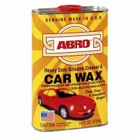 Полироль кузова ABRO Heavy Duty Silicone Cleaner & Car Wax, силиконовый, создаёт защитную плёнку и придаёт блеск, бутылка 473мл, арт. SW-300