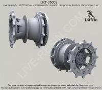 LRT35002 Ведущие колёса для гусениц Diehl 139E2 - Leopard 1, Bergepanzer Standard, Bergepanzer 2, и др