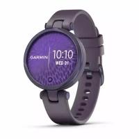 Часы Garmin Lily Sport, безель цвета полночная орхидея, корпус темная орхидея и силиконовый ремешок