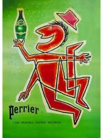 Плакат, постер на холсте Минеральная вода Perrier. Размер 30 х 42 см