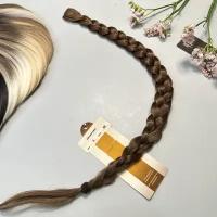 Шиньон-коса на заколке из славянских волос Belli Capelli 50 см №8