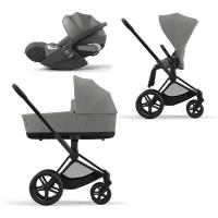 Cybex Priam IV Коляска 3 в 1, шасси IV Matt Black/Mirage Grey