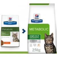 Hill's Prescription Diet Для улучшения метаболизма (коррекции веса) у кошек (Feline Metabolic), 0.250кг