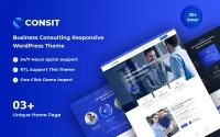 Шаблон Wordpress Consit - Business Consulting Responsive Тема WordPress