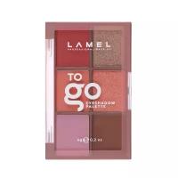 Lamel Тени 6цв To Go 404 фиол.роз