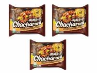 Лапша быстрого приготовления Samyang Chacharoni Blackbean sauce ramen в соусе из черных соевых бобов 140гр 3шт (Корея)