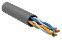 Кабель витая пара U/UTP кат.5e 4х2х24AWG solid CCA PVC GENERICA сер. 100м (м) ITK BC1-C5E04-111-100-G