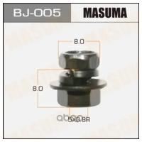 Болт с гайкой MASUMA М 5x8x0.8, уп.12шт, BJ005 MASUMA BJ-005