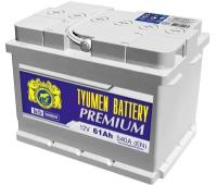 Аккумулятор автомобильный TYUMEN BATTERY PREMIUM 6СТ-61 обр. (низкий) 242x175x175