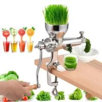 Ручная шнековая соковыжималка AKITAJP wheatgrass juicer manual SS, для сока витграсс из трав, зелени, ростков пшеницы