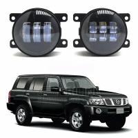 ПТФ Nissan Patrol V рестайл (2004-2010) светодиодные противотуманные фары LED туманки Criline