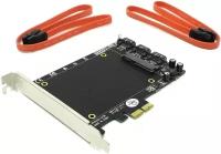 Контроллер ST Lab PCI-E SSD+SATA 6G adapter A-550