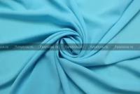 Ткань Шифон-стрейч синтетический яркий голубовато-бирюзовый, ш146см, 0,5 м