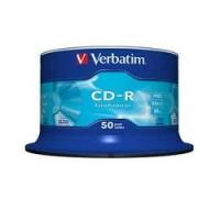 Verbatim Диски CD-R 50 шт. 48/52-x 700Mb, Cake Box (43351)