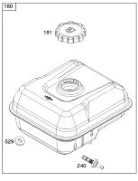 Топливный бак Briggs&Stratton 593910