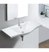 Раковина подвесная с переливом BATHCO HELSINKI 4092 белый 800x450x180