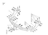 Фаркоп avtos газель next, цельнометал. фургон (без электрики) gaz-14