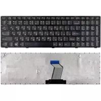 Клавиатура для ноутбука Amperin Lenovo IdeaPad B570, B570A, B570E Z575A черная с черной рамкой