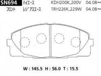 Дисковые тормозные колодки advics Advics / Sumitomo SN694