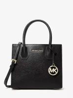 Сумка кросс-боди MICHAEL KORS черного цвета, квадратной формы и маленького размера