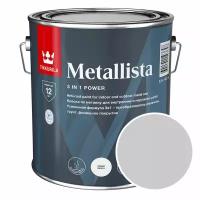 Эмаль по ржавчине Tikkurila Metallista RAL 7035 (Светло-серый - Light grey) глянцевая 2,5 л