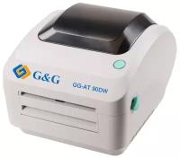 Термопринтер G&G GG-AT-90DW-WE (для печ.накл.) стационарный белый