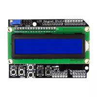 ЖК индикатор / дисплей для Arduino LCD1602 с кнопками / с клавиатурой 6 кнопок (Н)