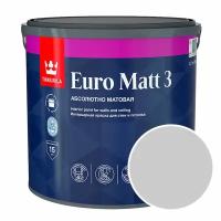 Краска интерьерная Tikkurila Euro Matt 3 RAL 7035 (Светло-серый - Light grey) 2,7 л