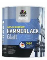 Эмаль dufa premium hammerlack гладкая на ржавчину черный ral 9005 750мл