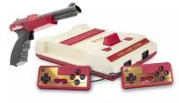 Игровая приставка Retro Genesis 8 Bit Lasergun + 303 игры (модель: C-56C, Серия: C-50, AV кабель, 2 проводных джойстика + пистолет Заппер)