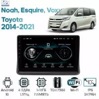 Штатная магнитола Wide Media Toyota Noah, Esquire, Voxy 2014 - 2021 / Android 9, 10 дюймов, WiFi, 1/32GB, 4 ядра