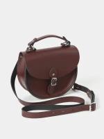 Сумка кожаная Cambridge Satchel The sla Crossbody Bag (Oxblood)