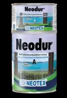 Полиуретановая двухкомпонентная краска Neodur 1кг Белая Ral 9003 для металла, дерева, пластика, устойчива к УФ